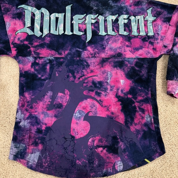 Disney Maleficent Spirit Jersey Purple Tie-Dye Sz XS - Picture 8 of 8